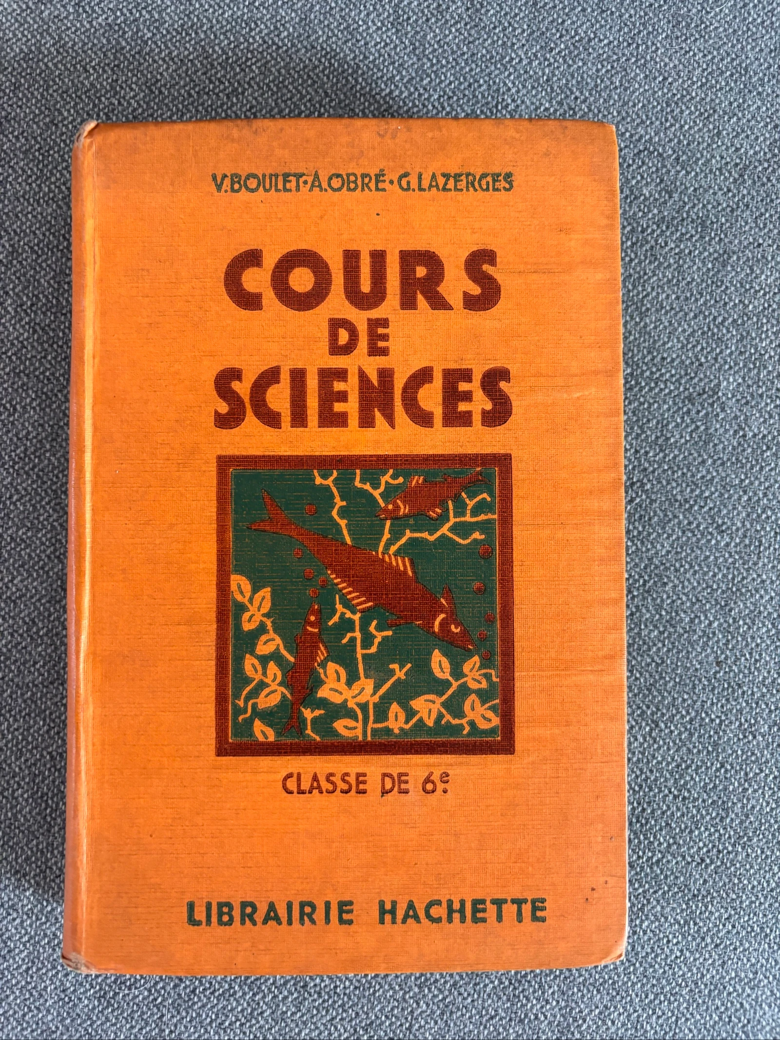 Cours de sciences classe de 6e - années 40